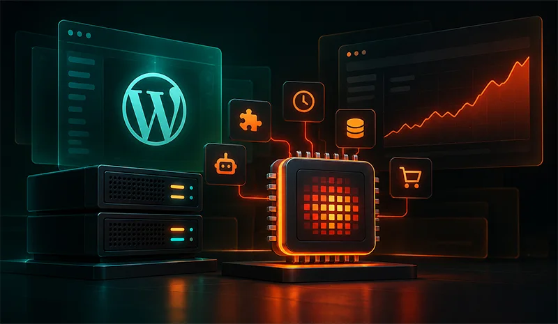 چرا مصرف CPU وردپرس بالا می‌رود؟